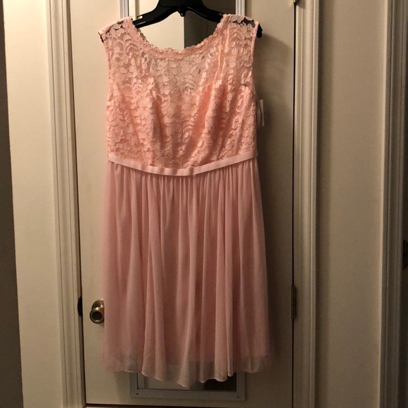 David's Bridal Dresses & Skirts - David’s Bridal Cap Sleeve Lace Bridesmaid Dress